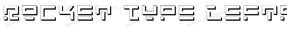 Rocket Type Leftalic字体转换